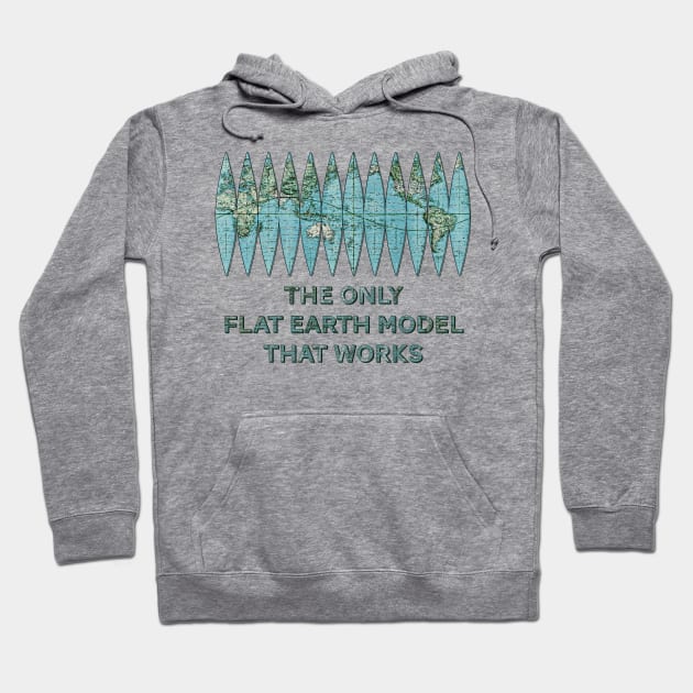 Working Flat Earth Model Hoodie by DavidCentioli